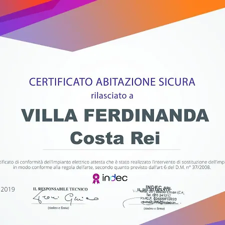 Dom wakacyjny Ferdinanda Costa Rei, Sardegna Costa Rei